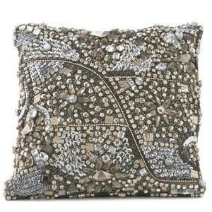 NWT Donna Karan Modern Classics "Layered Jewels" Toss Decorative Pillow, 9" x 9"